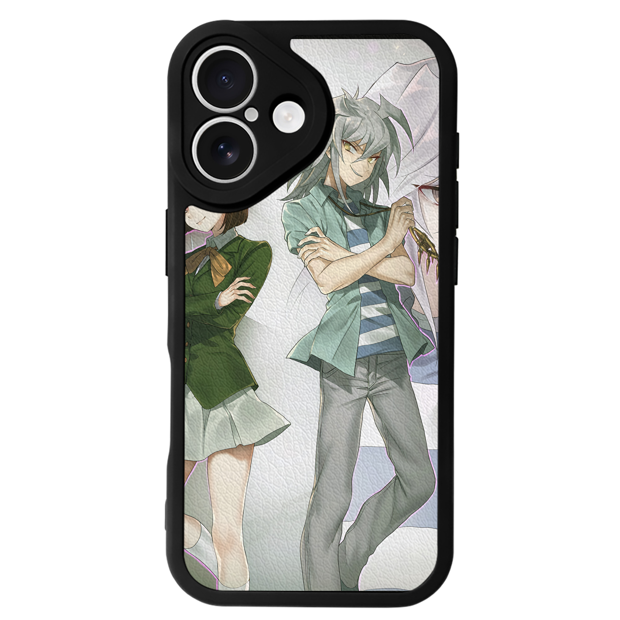 （画像用） 遊☆戯☆王 Yu-Gi-Oh! 【iPhone 16シリーズ対応】シリコンスマホケース（レザー調） 材質：シリコン